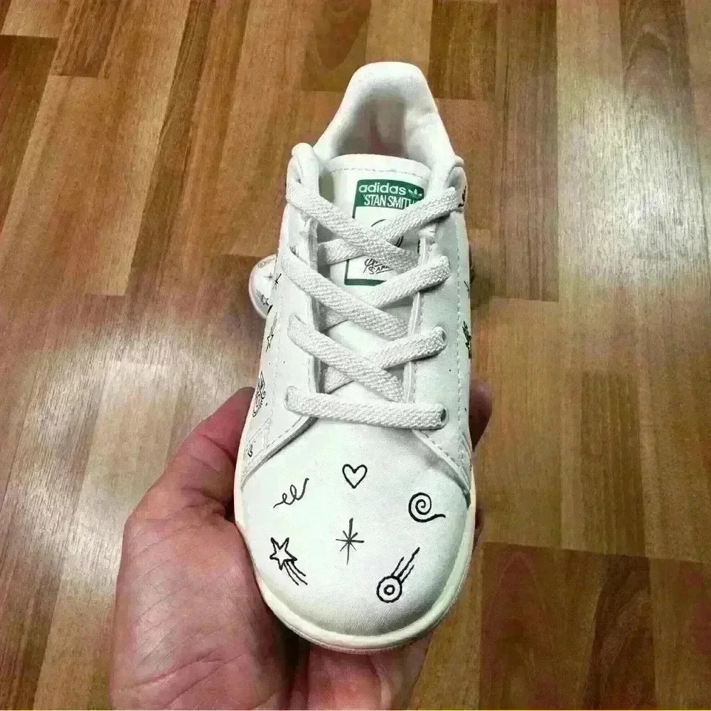 ๐ฐHUGE CLEARANCE SALE ๐ฐ Adidas Originals Stan Smith El I (GY1788) JS Shoes - Picture 3 of 10